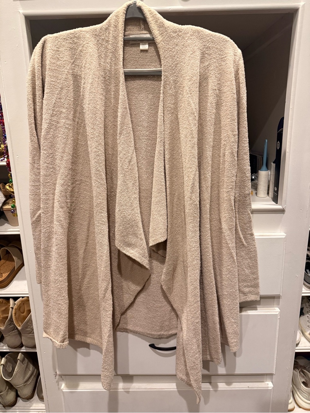 Barefoot Dreams Island Wrap Cozy Chic Lite Women's Cardigan Sweater - Cream